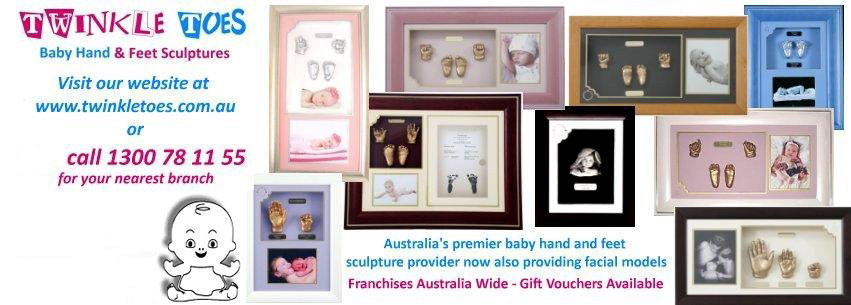 Twinkle Toes Baby Hand And Feet Sculptures Mackay