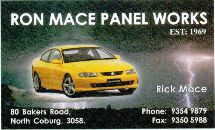 Ron Mace Panel Works (Vic) Pty Ltd