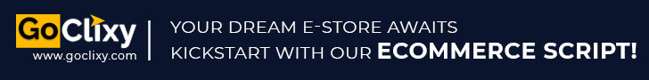GoClixy - Ecommerce Script